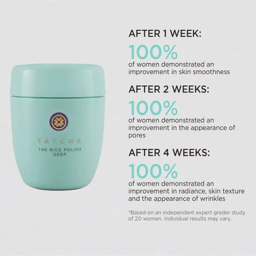 Tatcha The Rice Polish: Deep 2 oz NIB MSRP $69